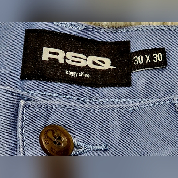 RSQ | Tilly's | Men's Baggy Chino Pants | Dusty Blue | 30x30 | NWT - Picture 6 of 12